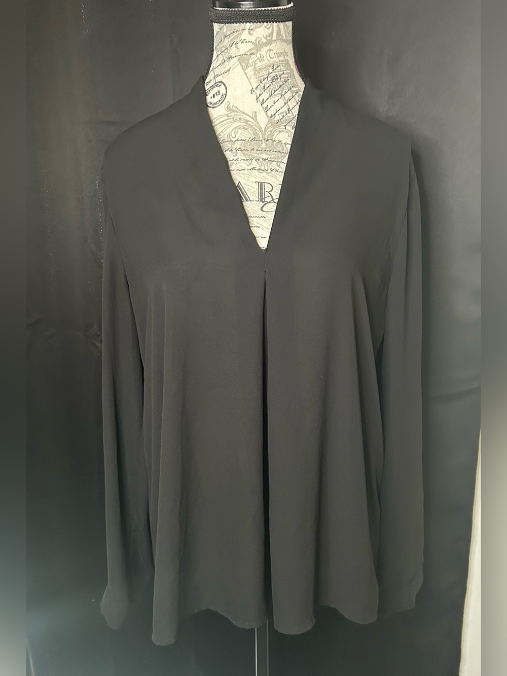 Women’s Classic V-Neck Blouse (L)